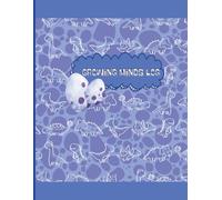 Growing Minds Log: Daily Journal for Autistic & Neurodivergent Kids - Dinosaur-Themed Tracker for Routines, Moods, Medications, Doctor Visits, and More Blue