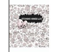 Growing Minds Log: Daily Journal for Autistic & Neurodivergent Kids - Dinosaur-Themed Tracker for Routines, Moods, Medications, Doctor Visits, and More White