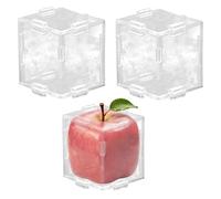 Growing Vegetable Molds - 3 Pieces Reusable Fruit Growing Molds | Triangular And Cubic Transparent Mould, For Cucumber Tomato Strawberry Pumpkin Garden Plant Growth
