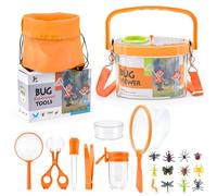 Growithu Bug Hunting Kit per bambini: 23 pezzi Bug Catcher per bambini Outdoor Explorer giocattoli per 3 4 5 6 7 anni
