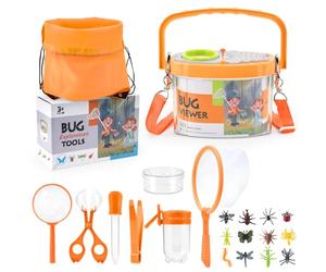 Growithu Bug Hunting Kit per bambini: 23 pezzi Bug Catcher per bambini Outdoor Explorer giocattoli per 3 4 5 6 7 anni