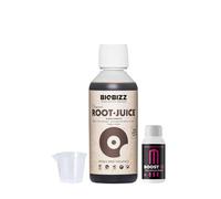GROWMANIA Root Juice di BioBizz 250 ml + Probe Boost Up di Up Nutrients + misurino | Stimolatore organico delle radici | Per giovani piante e piantine