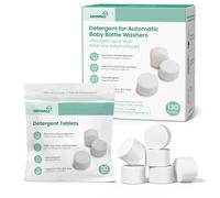 GROWNSY Blocco Detergente per Biberon, Adatto per Lavabiberon Momcozy/Baby Brezza, Confezione da 130 Pastiglie Detergenti