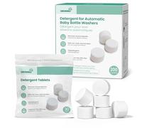 Grownsy Blocco Detergente per Biberon, Adatto per Lavabiberon Momcozy/Baby Brezza, Confezione da 200 Pastiglie Detergenti