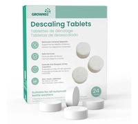 Grownsy Pastiglie Decalcificante 24 Pezzi - Tablette per Lavabiberon, Sterilizzatori e Scaldabiberon, Rimuove Calcare e Residui, Pulizia Rapida e Facile