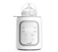 Grownsy Scaldabiberon per Bambini, Scaldabiberon Rapido 10-in-1 con Sterilizzatore e Timer, per Latte Materno o Latte Artificiale, Temperatura Precisa, Funzione Mantenimento Caldo 24h, Senza BPA, per