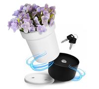 Growpile - Vaso per fiori con chiusura a scomparsa, utilizzabile per gioielli e molto altro ancora, mimetico ideale, cassaforte all'interno del contenitore, bianco e invisibile dall'esterno, con fiori