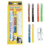 Growth Chart | Doodling Height Measuring Sticker - Decorative Growth Wall Sticker for Nursery Kids Bedroom Classroom Playroom