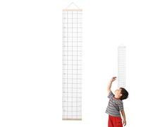 Growth Chart Wall, Kids Height Ruler, Baby Measuring Charts, Toddler Growths Tracker, 7,87 x 47,24 pollici, Easy to Install, Store, and Transport for Long Term Use in Any Home Setting