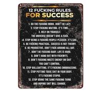 Growth Formula Compendium Label Metal Sign 12x8 Inch | Rolled edges eliminate sharp points making handling and installation safe