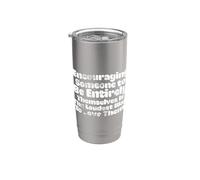 Growth Mindset Life Wisdom Inspirational Citazione Autostima Bicchiere termico in acciaio inox doppia parete