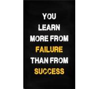 Growth Through Failure Poster Quote | Each error brings you closer to win(Unframed,16x24inch(40x60cm))