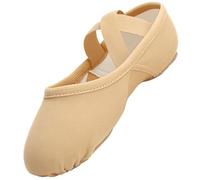 GroYolan Scarpe da Balletto Bambina, Ragazza e Donna, Scarpette Danza Classica Professionali in Rete Elasticizzata Traspirante, Suola Divisa Antiscivolo per Ginnastica Ritmica, Lezioni e Spettacoli