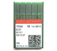 GROZ-BECKERT 10 B 27 - Ferri circolari per Macchine da Cucire, 81 x 1/DC x 27