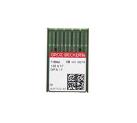 Groz-Beckert Confezione da 10 aghi da cucito (gamma intera) (135 x 17 | pistone rotondo e punta rotonda | Nm. 100/16)