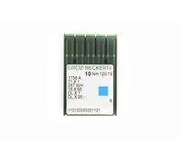 Groz-Beckert Confezione da 10 aghi da cucito, per sistema DBx1 con pistone rotondo e punta arrotondata, per macchine da cucire industriali, Nm. 120/19