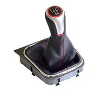 Grozzy Maniglia del cambio universale Per VW per Golf 6 per 5 A5 MK5 GTI GTD R32 2004-2008 per Scirocco MT Pomello del cambio a marce Cuffia leva(5Speed)