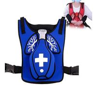 Grpquatsch Giubbotto Anti-Soffocamento con Schiaffo sulla Schiena, Modello di Addestramento alla Manovra di Heimlich, Accessori Didattici per Il Primo Soccorso per Studenti Infermieri BlueChild