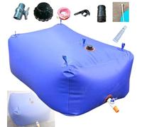 Grpquatsch Serbatoio d'Acqua Pieghevole, Borsa Morbida Resistente alla Siccità Pieghevole, Borsa per Acqua Piovana Flessibile per Esterni,Portatore d'Acqua All'Aperto 7000L