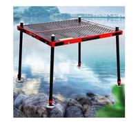 GRRICEPL Piattaforma Da Pesca Pieghevole E Leggera Con Foro per Ombrellone, Pontile Da Pesca per Ogni Terreno E Acque Profonde (sponde, Fiumi E Laghi), Facile Da Trasportare(100x90x130 cm)