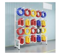 GRRICEPL Scaffale Robusto per Bobine Di Cavi, Supporto Regolabile per Cablaggi, Portabobine Portatile per Cavi (uso Elettrico, Officina E Magazzino)(White/3,120x80x205 cm)
