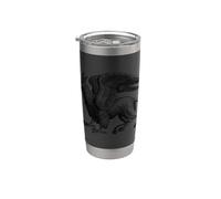 Grriffin Grifone Aquila Leone Medievale Uccello Creatura mitica Bicchiere termico in acciaio inox doppia parete