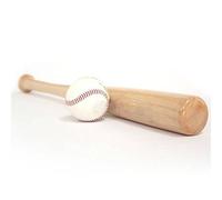 GRSPORTS Kit Mazza da Baseball in Legno + Palla Baseball