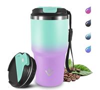 Grsta 20oz Tazza Termica Ermetica Portatile, A Prova di Perdite Termos Caffè, Bicchiere Termico, Isolata Sottovuoto In Acciaio Inox, Tumbler Termico per Bevande Calde e Fredde