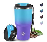 Grsta 20oz Tazza Termica Ermetica Portatile, A Prova di Perdite Termos Caffè, Bicchiere Termico, Tumbler Termico per Bevande Calde e Fredde, Isolata Sottovuoto In Acciaio Inox