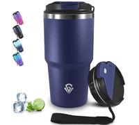 Grsta 20oz Tumbler Termico, Termos Caffè Ermetica Portatile, Isolata Sottovuoto In Acciaio Inox, Tazza Termica per Bevande Calde e Fredde, A Prova di Perdite Bicchiere Termico