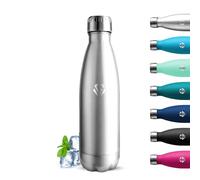 Grsta Borraccia Termica 750 ml, Senza BPA, Borraccia Acciaio Inox, Senza Perdite, Borracce Termiche, Isolato Sottovuoto, Bottiglia Inox per Campeggio, Yoga, Corsa, Escursionismo, Fitness
