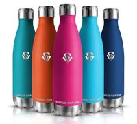 Grsta Borraccia Termica - 750ML - Borraccia Palestra, Acciaio Inox, Senza BPA, Bottiglia Termica 0.75l Senza Perdite, per Scuola, Yoga, Ufficio