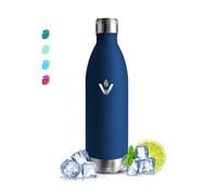 Grsta Borraccia Termica, Borraccia 1 litro a Prova di Perdite, Riutilizzabile Bottiglia Termica, Senza BPA Borraccia Acciaio Inox, Isolato Sottovuoto, Borracce Termiche per Palestra, Ciclismo, Lavoro