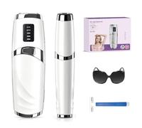 Grsta Epilatore Luce Pulsata, 3 Modalità, per Donna e Uomo, Bianco | Luce Pulsata IPL, 999,999 Flashes, Epilatore Laser Professionale per Ascelle, Viso, Gambe, Tutto il Corpo