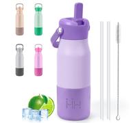 Grsta Gourde Isotherme- 0.9l- Bouteille Isotherme, Gourde Sport avec Paille