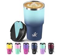 Grsta Tazza da Viaggio 600ml, Bicchiere Termico, Tazze da Caffè Riutilizzabili per Viaggi, Termos Caffè, Ermetica Portatile, Travel Tumbler Per Caffè Caldo e Freddo, Acqua e Tè