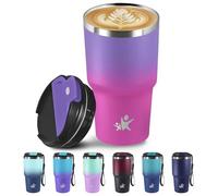 Grsta Tazza da Viaggio- 600ml- Bicchiere Termico, Tazze da Caffè Riutilizzabili per Viaggi, Termos Caffè, a Prova di Perdite, Tazza Viaggio per Caffè e Tè, Caffè Caldo e Freddo