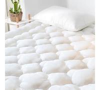 GRT topper singolo 90x190x30 cm, topper in Viscosa di Bambù, Lavabile Più Volte, Certificato Oeko-Tex, Protezione 360°