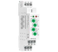 GRT6-S2 AC230V Cycle Relay Relè Temporizzato 10A Asimmetrico ON/OFF 2 SPDT Con Ritardo Regolabile 0.1s-100D Per L'installazione Su Guida DIN Per L'automazione Industriale E Domestica