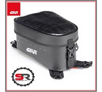 GRT716 Borsa serbatoio waterproof nera, 6 litri, con interno di colore giallo