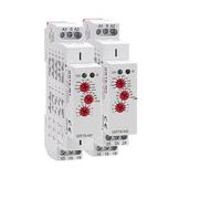GRT8-M1 Relè temporizzato multifunzione AC/DC 12-240V 16A Interruttore timer su guida DIN 10 modalità di ritardo Modulo controllo industriale regolabile da 0,1 s a giorni(GRT8-M1 ACDC12V-240V)