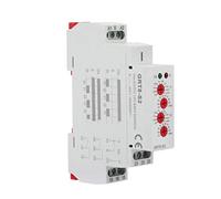 GRT8 - S2 AC/DC 12-240V Relè Temporizzazione Multifunzionale, Relè Temporizzato Montaggio su Guida DIN per Automazione Elettrica