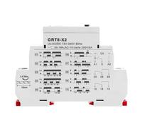GRT8-X Relè timer multifunzione con display digitale 16A con 20 funzioni scelte AC DC 12V 24V 220V 230V 1 pz(GRT8-X2 AC230V)