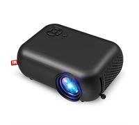 GRTG Mini Proiettore, Per Film Esterni, Tutti I Proiettori HD Supporto 1080P, Utilizzato In Uso Home Theater, Può Collegare Telefono Cellulare, IOS E Android (Colore: Nero, Dimensioni: 135 * 97 * 50)