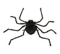 Grtheenumb Decorazioni di Halloween di ragno gigante, zaino ragno spaventoso 49 pollici sacca gigante con 8 lunghe per Halloween, dolcetto o dolcetto, cosplay, nero