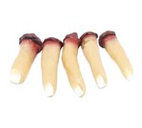 Grtheenumb Dita finte, Dito Finto, Parti del Corpo rotte 5pcs, Orrore e sanguinoso Body Body Prop, Halloween per Room Vampire Vampire Zombie Party Favors, Style 2