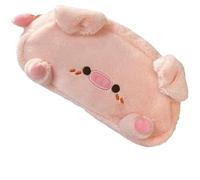 Grtheenumb KAWAII PACK PACK 8.2x4x1.6 Casetto a matita per maiale carino, custodia a matita morbida con cerniera per le forniture per uffici scolastici bel regalo