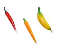 Grtheenumb Penne a Sfera Banana Artificial Carrot Pepe Scrittura Penne Frutta Verdure Fridge Magneti 3PC, Penne di Verdure Artificiali