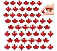 Grtheenumb Pin del Canada, 50 Pezzi da 1x1 Pollice Maple Leaf Canada Souvenir Lapel Pin, in Lega Rossa Rossa Canada Bandiera Pins, spillano di Spillo per Uomini Donne Canada Pin