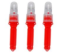 Grtheenumb Razzi di Emergenza, 3 Pezzi Razzi per Barche Segnali di Emergenza Marini Impermeabili Approvati dalla Guardia Costiera per Reti da Pesca, Boe e Barche, Rosso